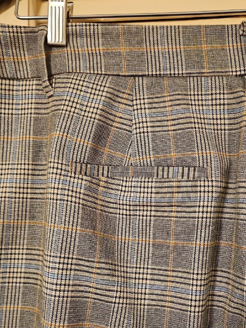 Nine West Women's Gray Plaid Dress Pants - Picture 3 of 5